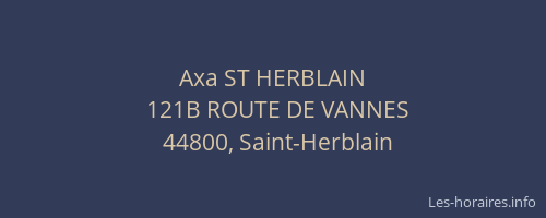 Axa ST HERBLAIN