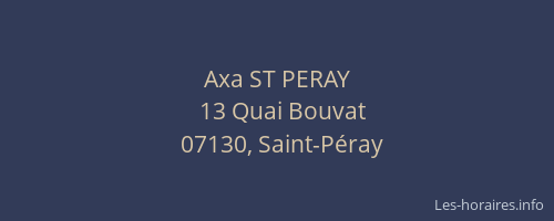 Axa ST PERAY