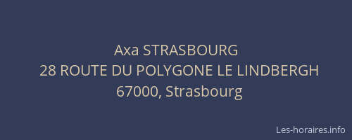 Axa STRASBOURG