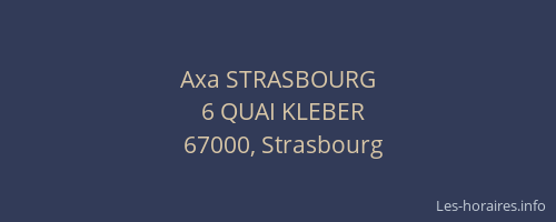 Axa STRASBOURG
