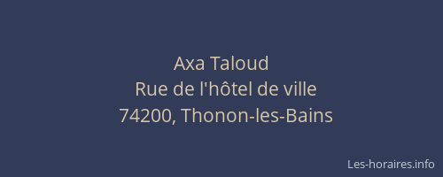 Axa Taloud