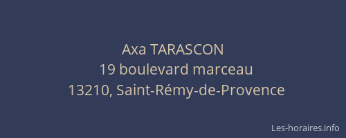 Axa TARASCON