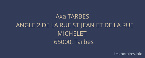Axa TARBES