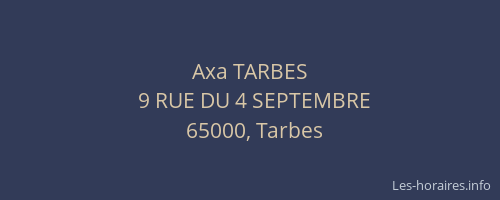 Axa TARBES