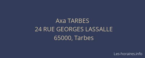 Axa TARBES