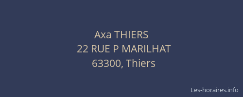 Axa THIERS