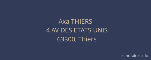 Axa THIERS