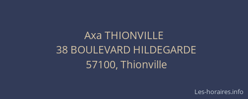 Axa THIONVILLE