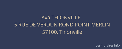 Axa THIONVILLE