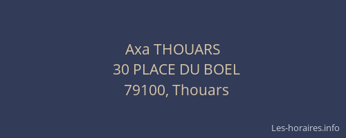 Axa THOUARS