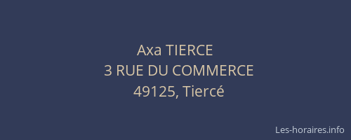 Axa TIERCE