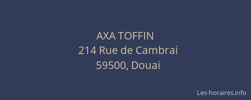 AXA TOFFIN