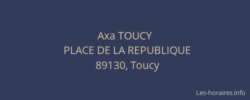 Axa TOUCY