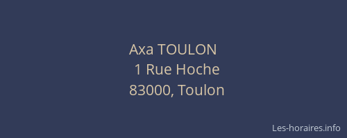 Axa TOULON