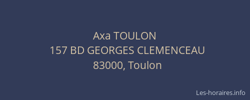 Axa TOULON