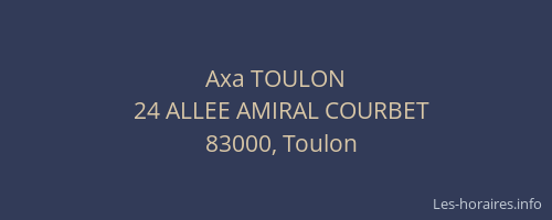 Axa TOULON
