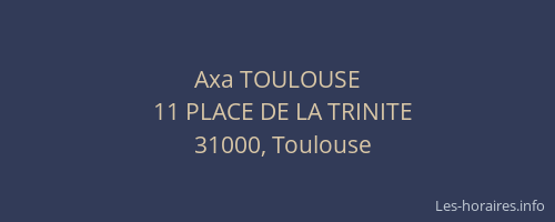 Axa TOULOUSE