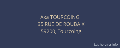 Axa TOURCOING