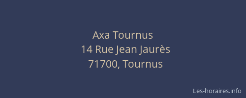 Axa Tournus