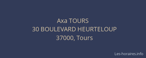 Axa TOURS