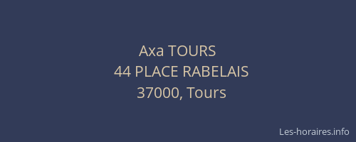 Axa TOURS