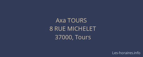 Axa TOURS