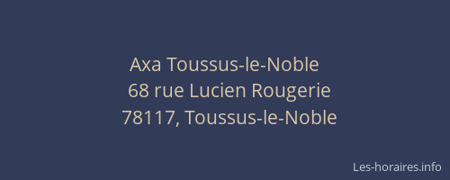 Axa Toussus-le-Noble