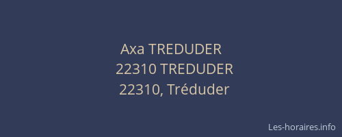 Axa TREDUDER
