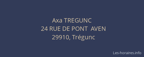 Axa TREGUNC