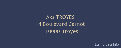 Axa TROYES