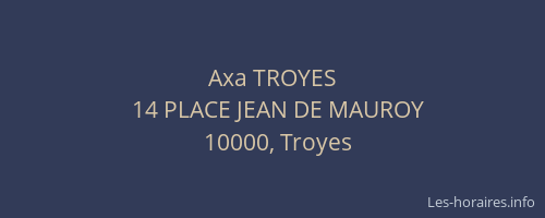 Axa TROYES