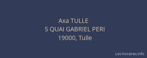 Axa TULLE