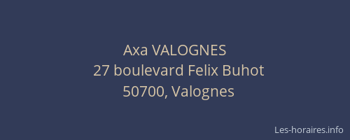 Axa VALOGNES