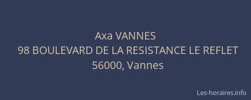 Axa VANNES