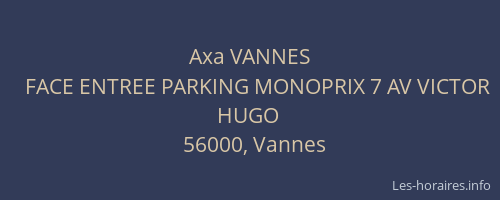 Axa VANNES