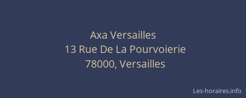 Axa Versailles