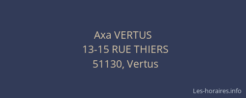 Axa VERTUS