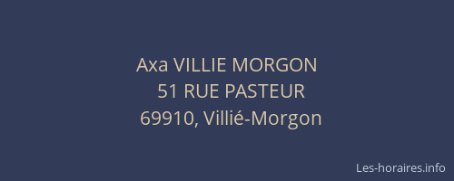 Axa VILLIE MORGON