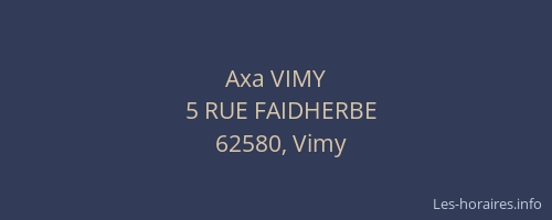 Axa VIMY