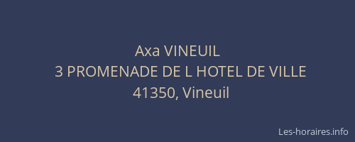 Axa VINEUIL