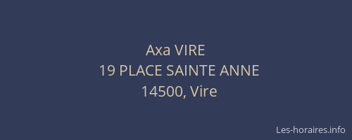 Axa VIRE