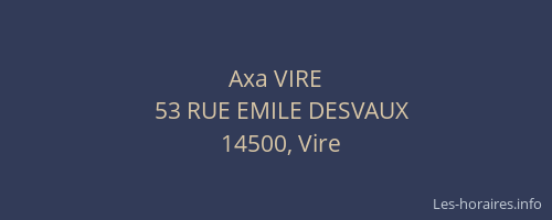 Axa VIRE