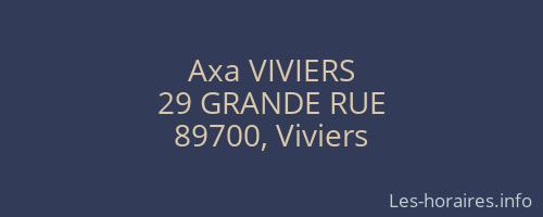 Axa VIVIERS