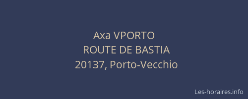Axa VPORTO