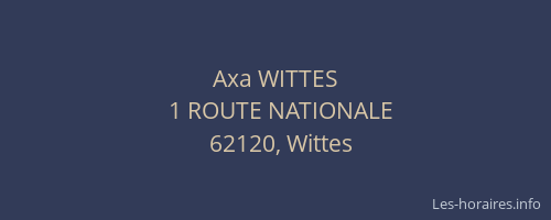 Axa WITTES