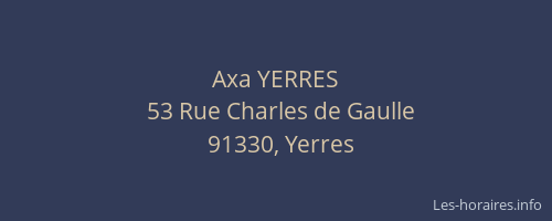 Axa YERRES