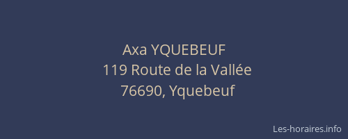 Axa YQUEBEUF