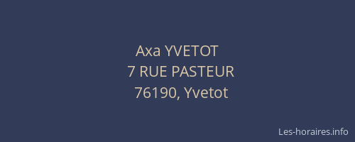 Axa YVETOT
