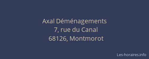 Axal D&eacute;m&eacute;nagements