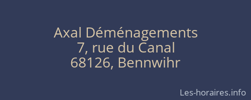 Axal Déménagements